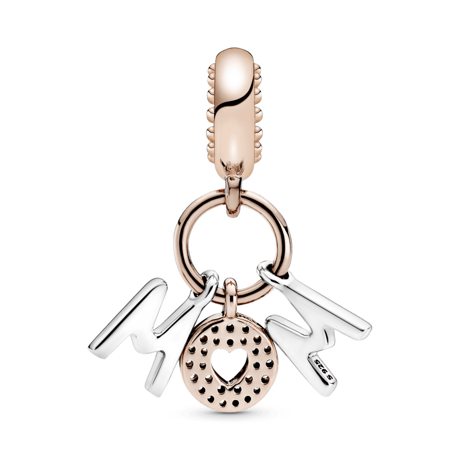 Žodžio mama raidžių pakabukas. - Pandora LT