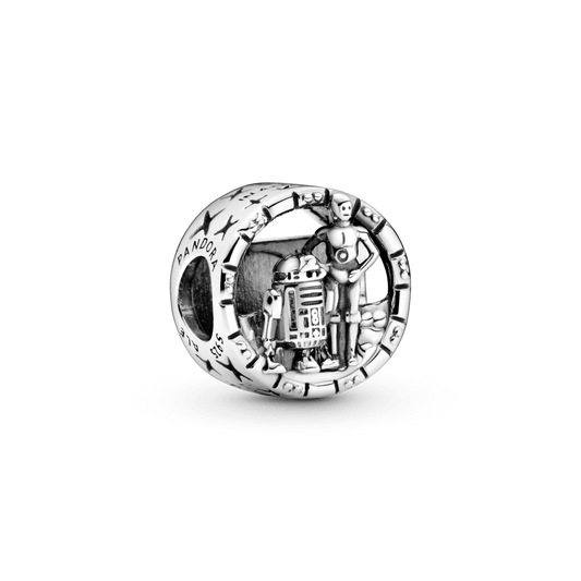 ,,Žvaigždžių karų'' C-3PO ir R2-D2 ažūrinis karoliukas - Pandora LT